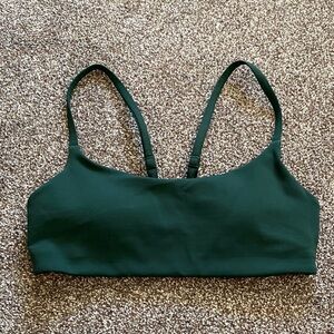 Lululemon Wunder Train Bra Legacy Green size 8